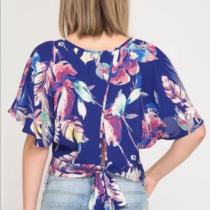 Tropical Cropped Top